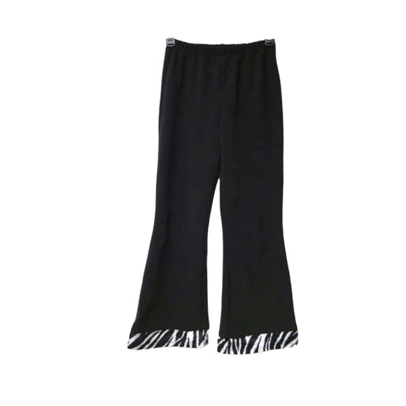Y2K My Michelle zebra print halter top and flare pants . youth size 12 - Picture 6 of 9